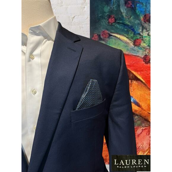 Ralph Lauren LRL Black Label Mens 50R Navy Blue Casual Blazer Sport Jacket - Picture 4 of 16